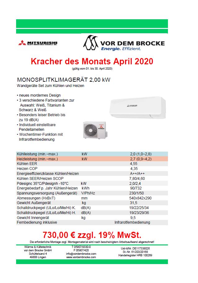 Monatskracher April 2020